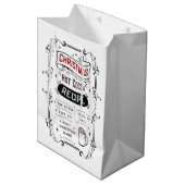 Noordpoolchocoladerecept Medium Cadeauzakje (Voorkant Gekanteld)