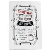 Noordpoolchocoladerecept Medium Cadeauzakje (Voorkant)