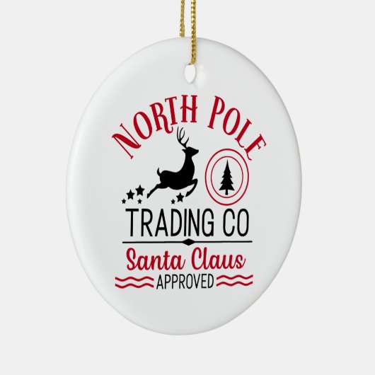 Noordpoolhandel Keramisch Ornament (Rechts)