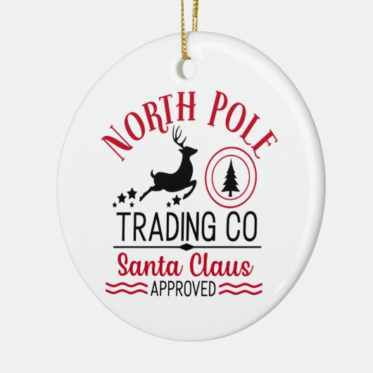 Noordpoolhandel Keramisch Ornament (Links)