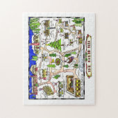 Noordpoolkaart Jigzaag Puzzle Legpuzzel (Verticaal)