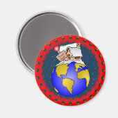 Noordpoolkerst Magneet (Voorkant / Achterkant)