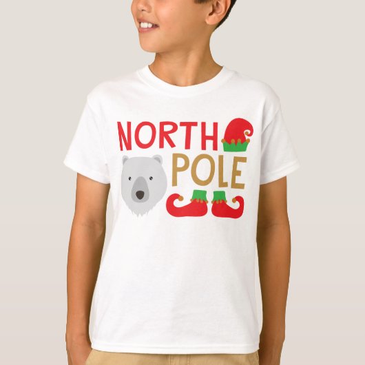 Noordpoolkerst T-shirt (Voorkant)