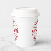 Noordpoolkerst warme chocolade papieren bekers (Links)