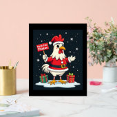 noordpoolkip acryl bord (Huwelijk)