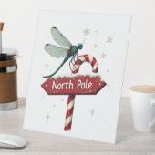 noordpoollibel reclamebord met voetstuk (Insitu)