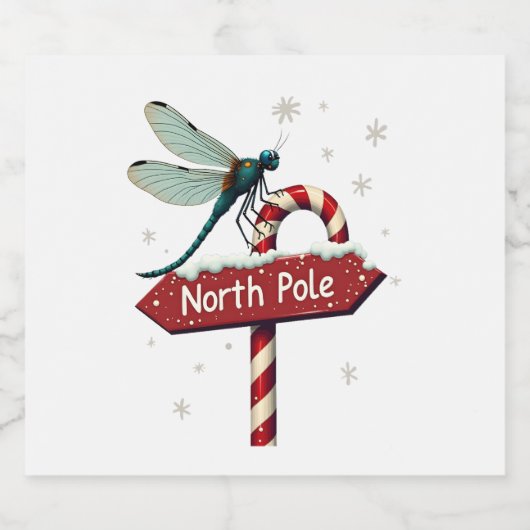 noordpoollibel sparkling wijnetiket (Enkel label)