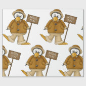 Noordpoolpinguïn Cadeaupapier (Vlak)
