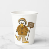 Noordpoolpinguïn Papieren Bekers (Voorkant)