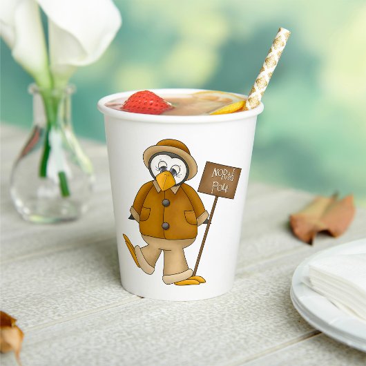 Noordpoolpinguïn Papieren Bekers