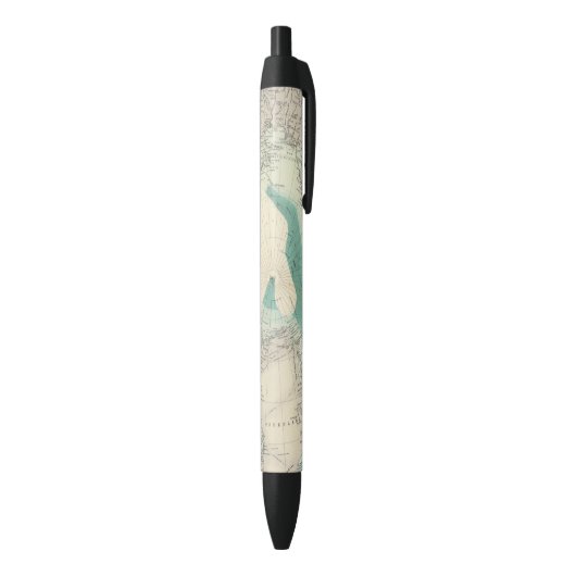 Noordpoolregio's Zwarte Inkt Pen (Achterkant (Verticaal))