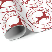 Noordpoolrendier Cadeaupapier (Rol Hoek)