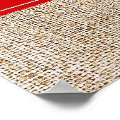 Noordpoolrode Pijl Rustige kerstfeestdag Poster (Hoek)