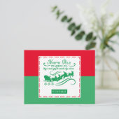 noordpoolse  sqrbll - briefkaarten voor kerstmis (Staand voorkant)