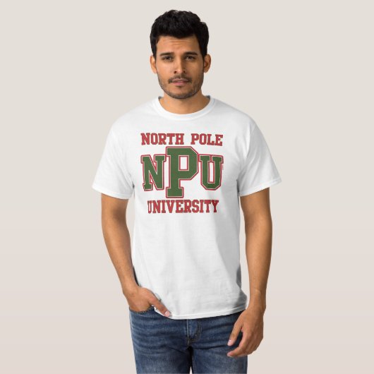 Noordpooluniversiteit T-shirt (Voorkant volledig)