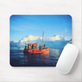 noordpoolvisserijmousepad muismat (Met muis)