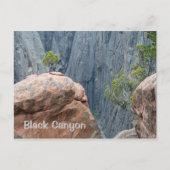 Noordrand van de Zwarte Canyon Briefkaart (Voorkant)