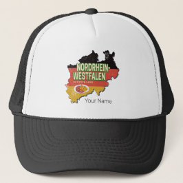Noordrijn-Westfalen Duitsland Retro NRW Souvenir Trucker Pet