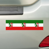 Noordrijn-Westfalen (Staat), Duitsland Bumpersticker (Op auto)
