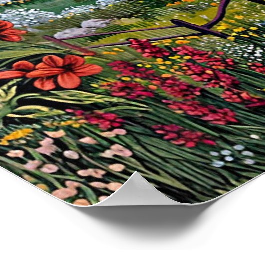 Noords Abstract Geometrisch Poster (steen) (Hoek)