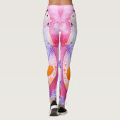 Noords Beer in aquarel Leggings (Achterkant)