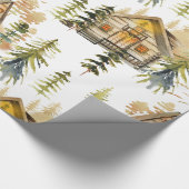 Noords, bergpapier, kajuitpapier cadeaupapier (Hoek)