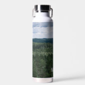 Noords boslandschap over de bomen met naam waterfles (Voorkant)