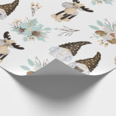 Noords kerstpatroonpapier cadeaupapier (Hoek)