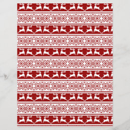 Noords-kerstwetse rendierpapier