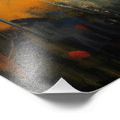 Noords landschap kleurrijk foto afdruk (Hoek)