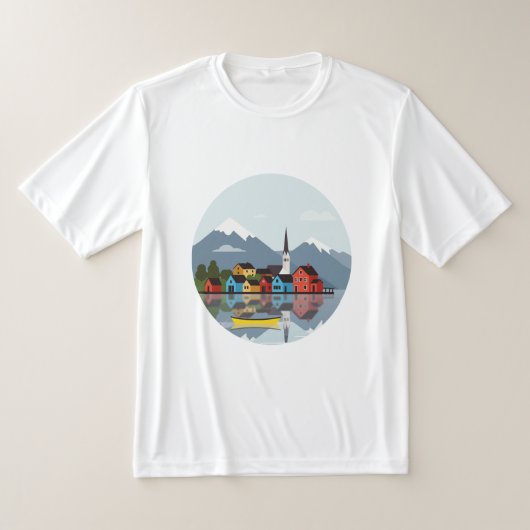 Noords landschap t-shirt (Laagn)