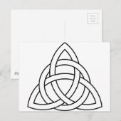 noords norse van Viking van de Briefkaart (Voorkant / Achterkant)