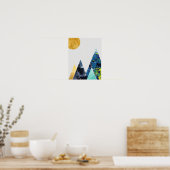 Noords Poster, Scandinavische kunst Poster (Keuken)