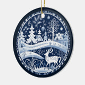 Noords rendierornament keramisch ornament (Links)