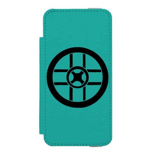 noords symbool: Wielkruis Incipio iPhone Portemonnee Hoesje (Voorkant Agenda)