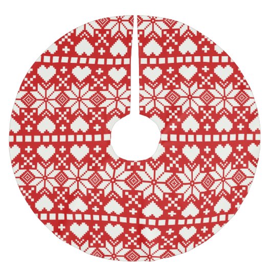 noords | Vakantiegrootte Kerstboom Rok (Voorkant)