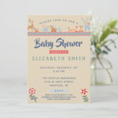 Noordse Baby shower van Bossen Kaart (Staand voorkant)