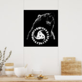 Noordse Beer Poster (Keuken)