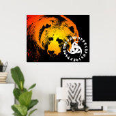Noordse Beer Poster (Thuiskantoor)