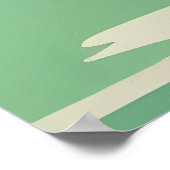 Noordse bergen: Abstract Poster voor thuisdecor (Hoek)