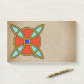 Noordse bescherming tegen hekserij of heksenknoop post-it® notes (Op bureau)