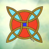 Noordse bescherming tegen hekserij of heksenknoop raamsticker (Vel 3)