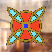 Noordse bescherming tegen hekserij of heksenknoop raamsticker (Vel 2)