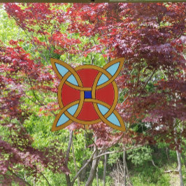 Noordse bescherming tegen hekserij of heksenknoop raamsticker