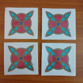 Noordse bescherming tegen hekserij of heksenknoop raamsticker