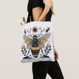 Noordse Bij Boodschappentas Tote Bag