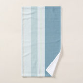 Noordse Blauwe Horizon Streep Bad Handdoek (Handdoek)