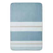 Noordse Blauwe Horizon Streep Badmat (Voorkant Verticaal)