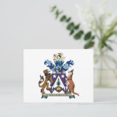 Noordse Briefkaart wapenschild (Staand voorkant)