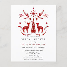 Noordse Buck en Doe Kerst Bruiloft Borrel